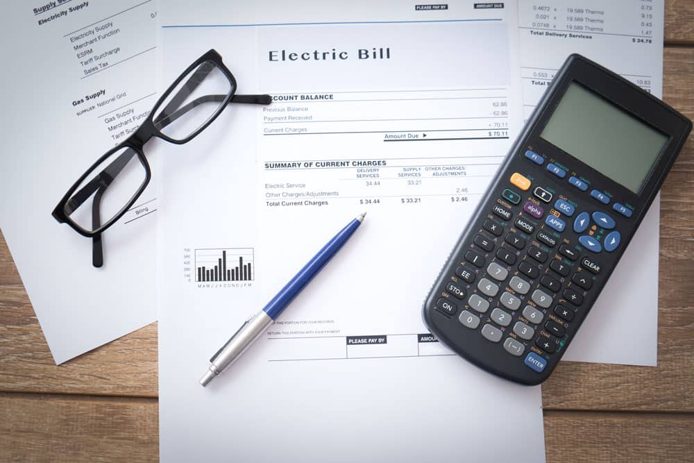 electricity bill and calculator