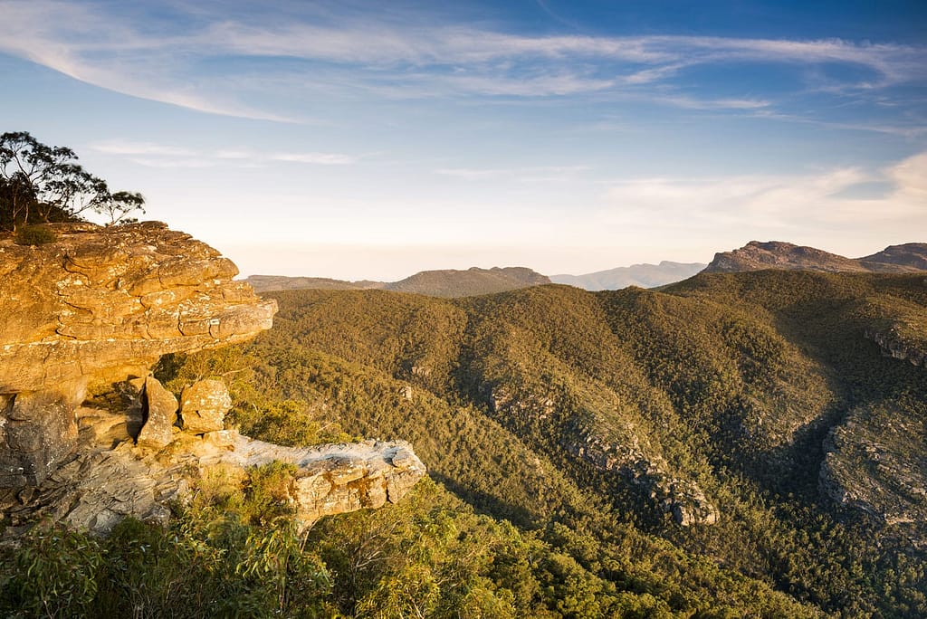 rocky outcrop in the grampians national park