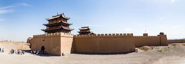 Jiayuguan Fort along the Silk Road in Gansu, China, one of Asia's best experiences