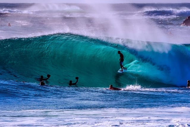 People surfing in Australia