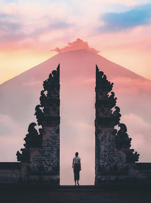 Mount Agung, Bali, at dawn